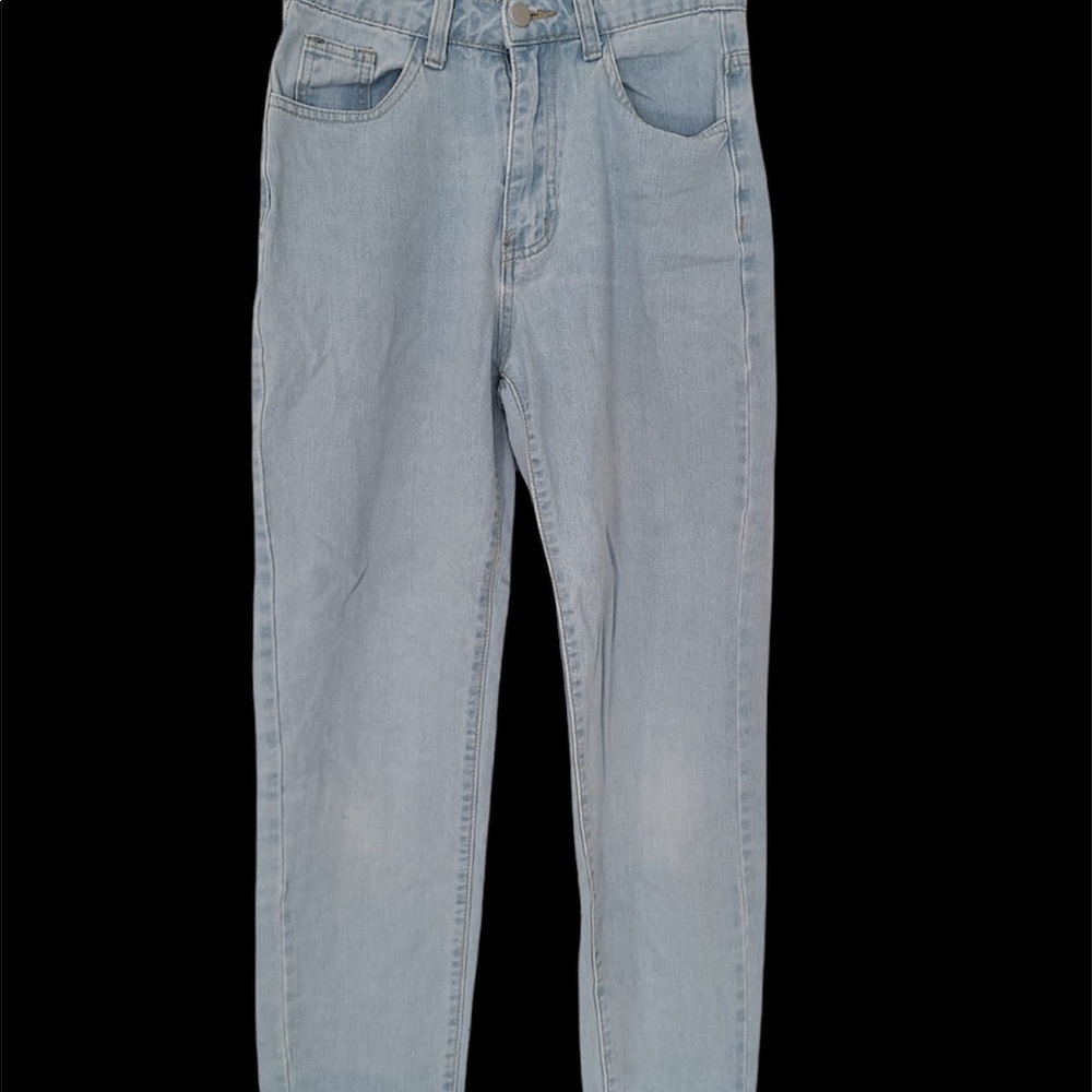 SHEIN | mom jeans light wash
